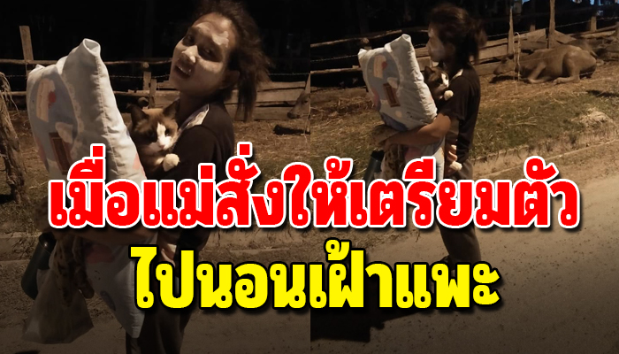 สาวทาสก็ห่วงลูกสุดที่รัก ขอกระเตงไปนอนเฝ้าแพะด้วย